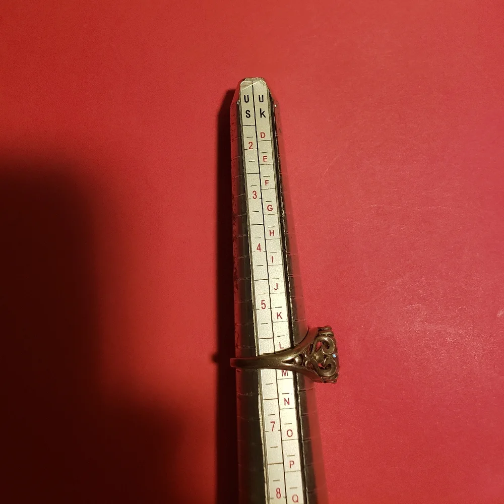 Vintage 925   3 Ct Lab Created Antique Diamond Ring - Picture 4 of 8